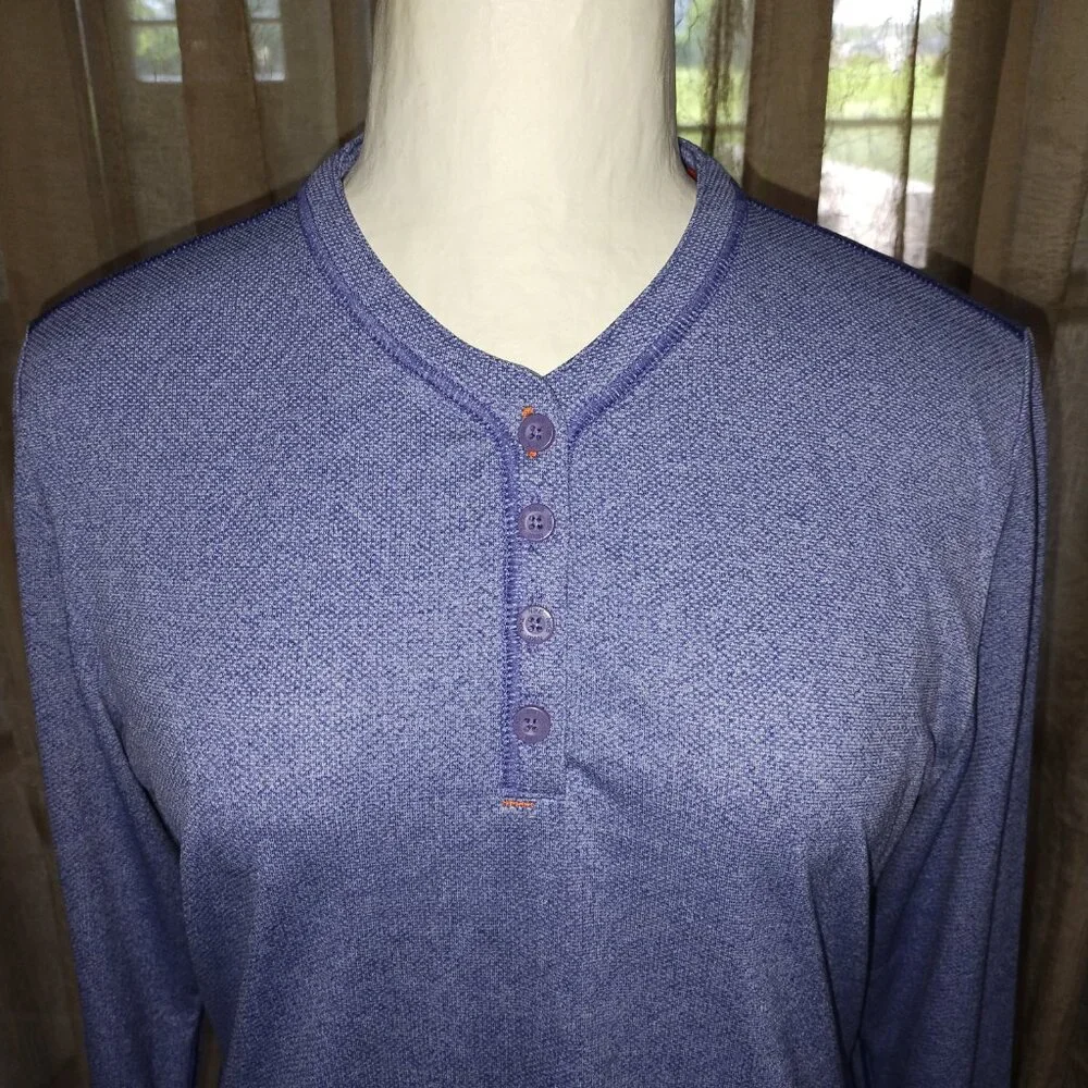 Women's Nike Golf Sport DRI-FIT Long Sleeve Purple Top Size L. NWOT._5
